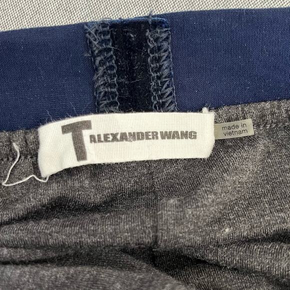 T Alexander Wang Chamoisee Gray Twisted Bubble Knee Length Mini Skirt XS/Small - Picture 3 of 12